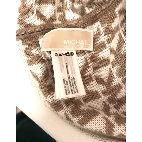 Michael Kors Double Heart Rose Gold CZ pave' set W/Infinity Scarf - Picture 8 of 12